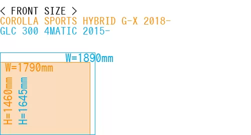 #COROLLA SPORTS HYBRID G-X 2018- + GLC 300 4MATIC 2015-